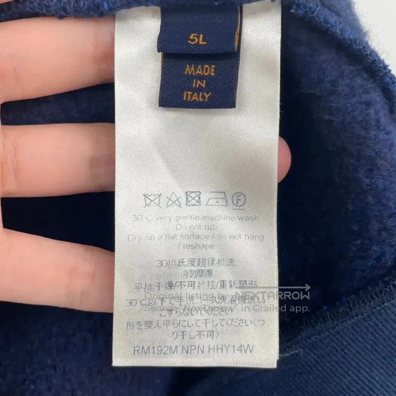Louis Vuitton Louis Vuitton Blue Colorblock Long Sleeve Sweatshirt . Size US XXL / EU 58 / 5 - 4 Thumbnail