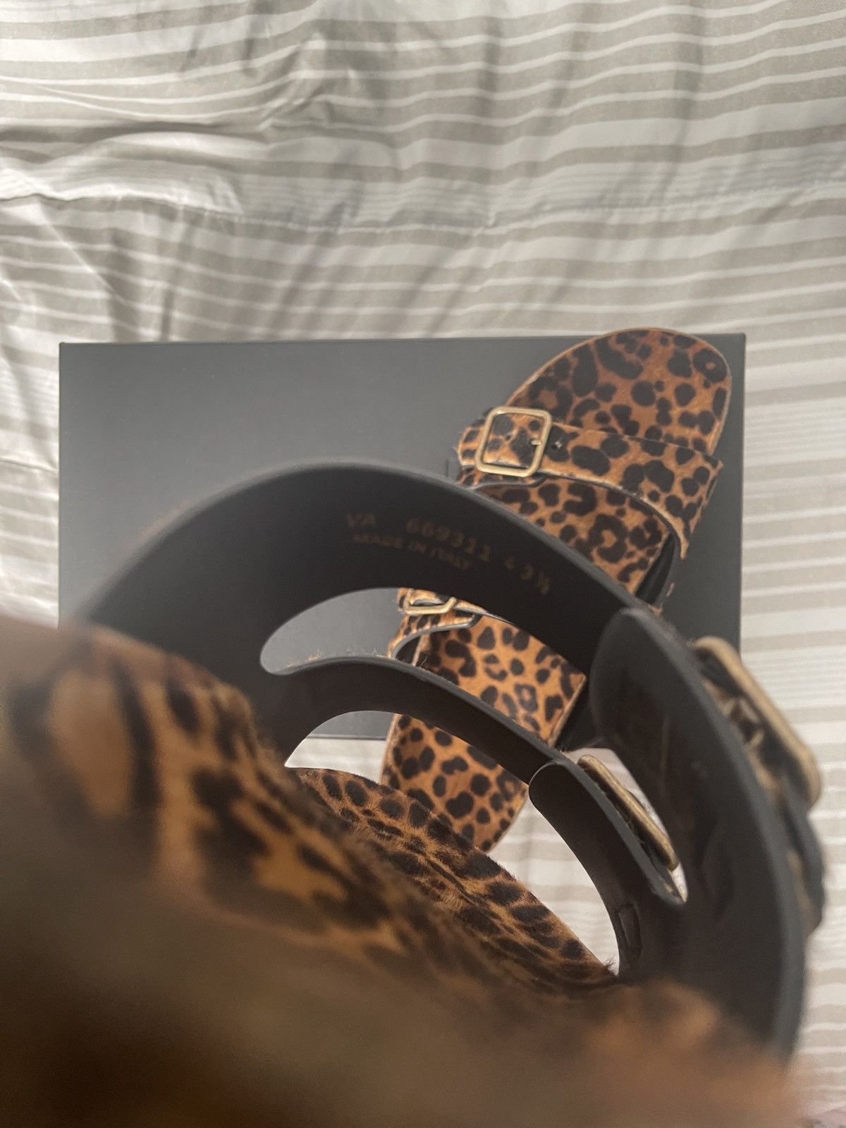 Saint Laurent Paris Saint Laurent sandals Size US 10.5 / EU 43-44 - 13 Thumbnail