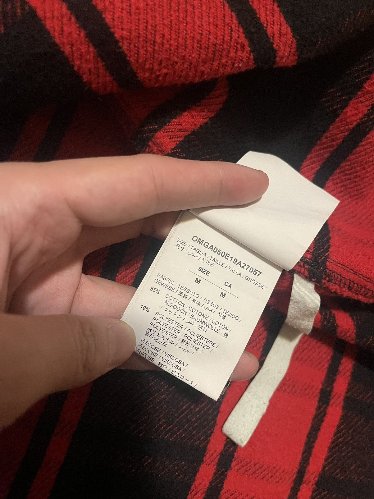 Off-White Off White SSENSE Exclusive “Check Shirt” Flannel Size M Size US M / EU 48-50 / 2 - 4 Thumbnail