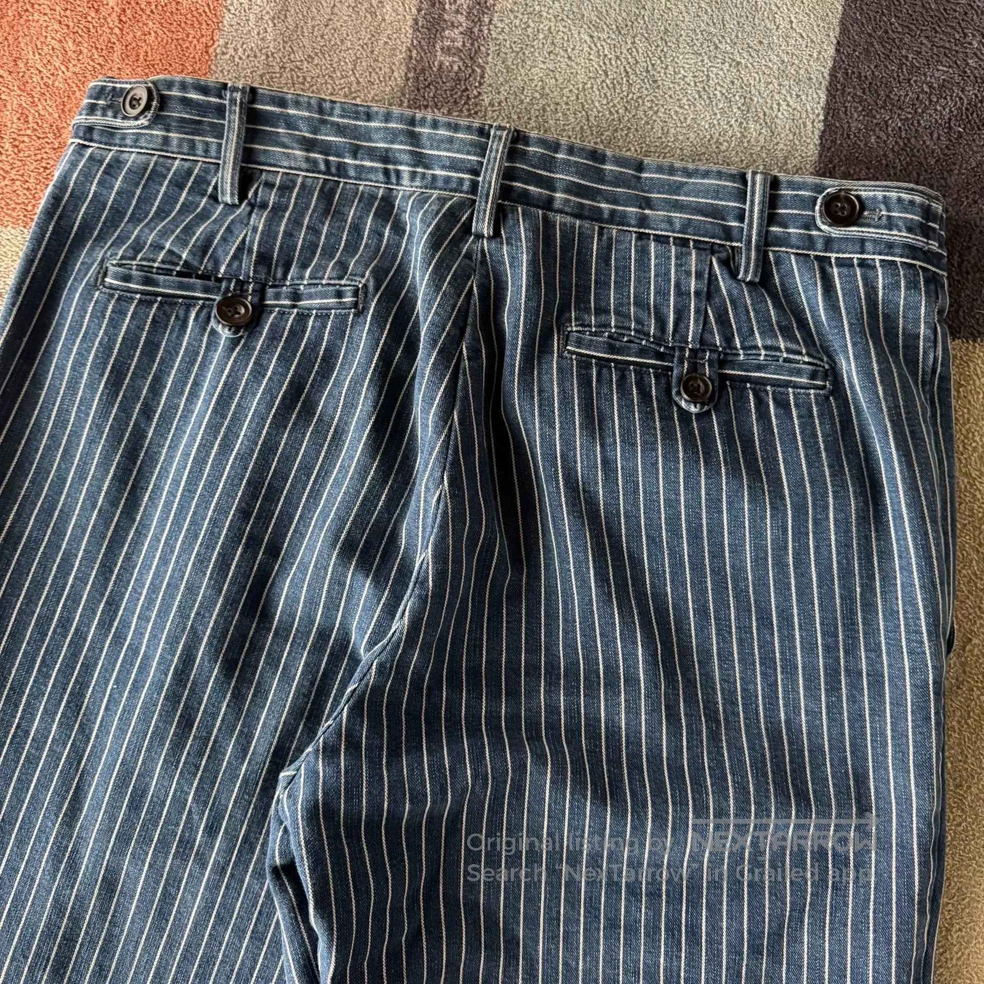 RRL Ralph Lauren Ralph Lauren Wabash Striped Pants. Size US 32 / EU 48 - 6 Thumbnail