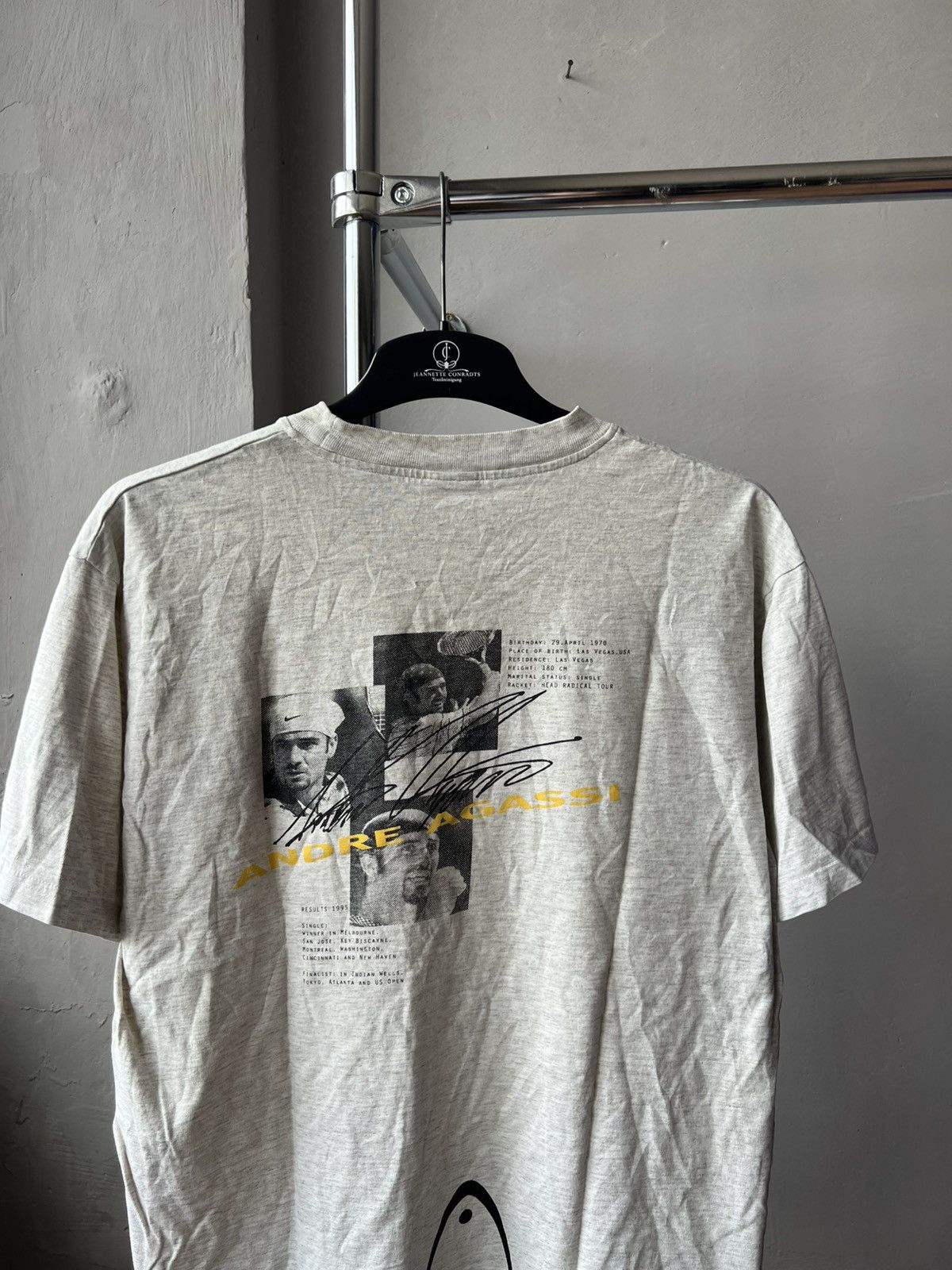 Vintage 90’S Andre Agassi US Open vintage t shirt Size US M / EU 48-50 / 2 - 11 Thumbnail