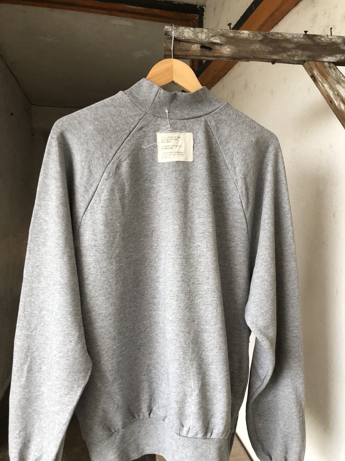 FOG Vintage Fear Of God Minimalist Zipper Side Sweatshirt Size US M / EU 48-50 / 2 - 15 Thumbnail