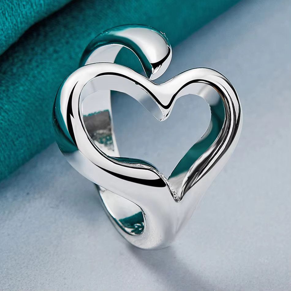 Jewelry Heart Charm Ring Size ONE SIZE - 5 Thumbnail