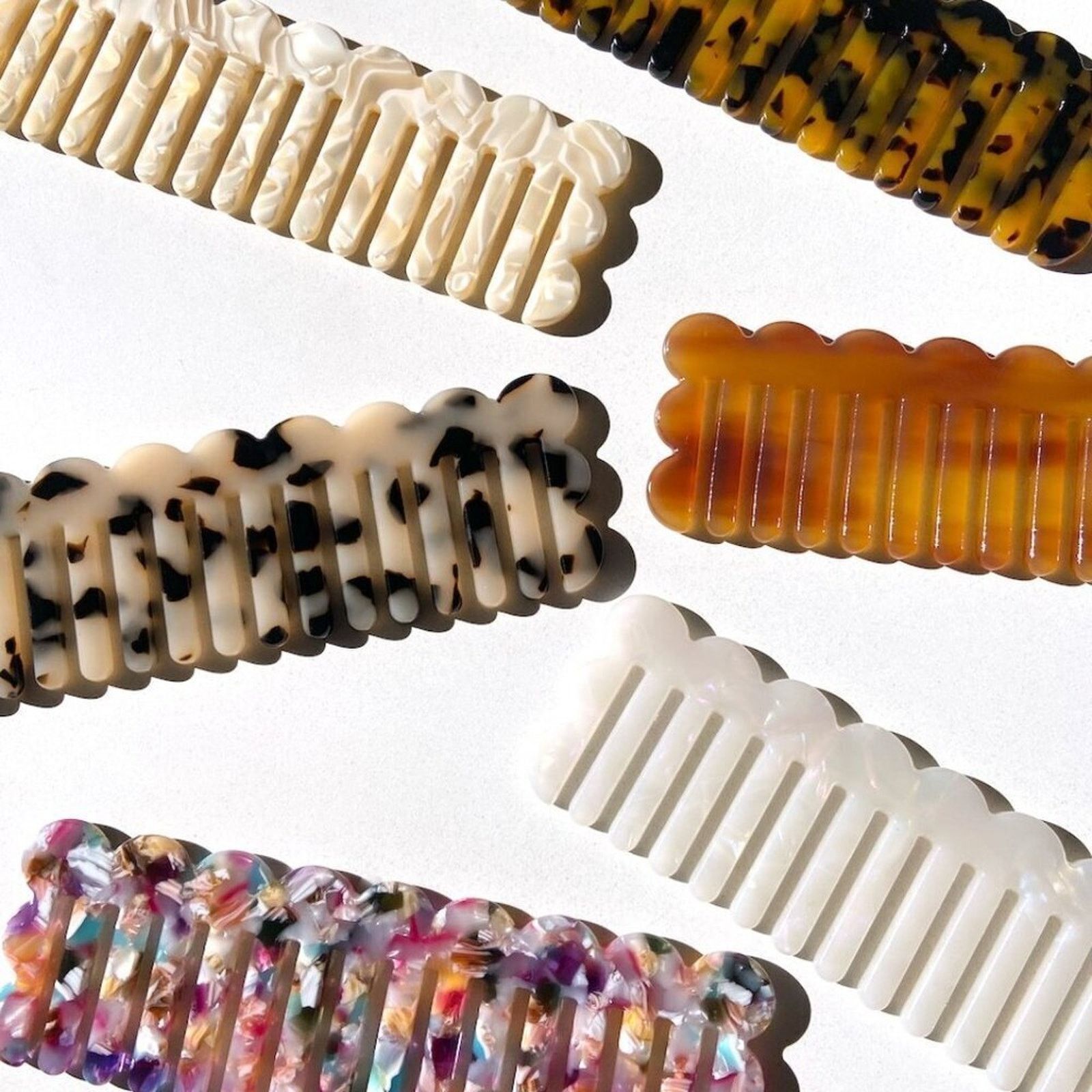 Anthropologie • A024 • NWT Solar Eclipse Multi Scalloped Hair Comb Size ONE SIZE - 2 Thumbnail