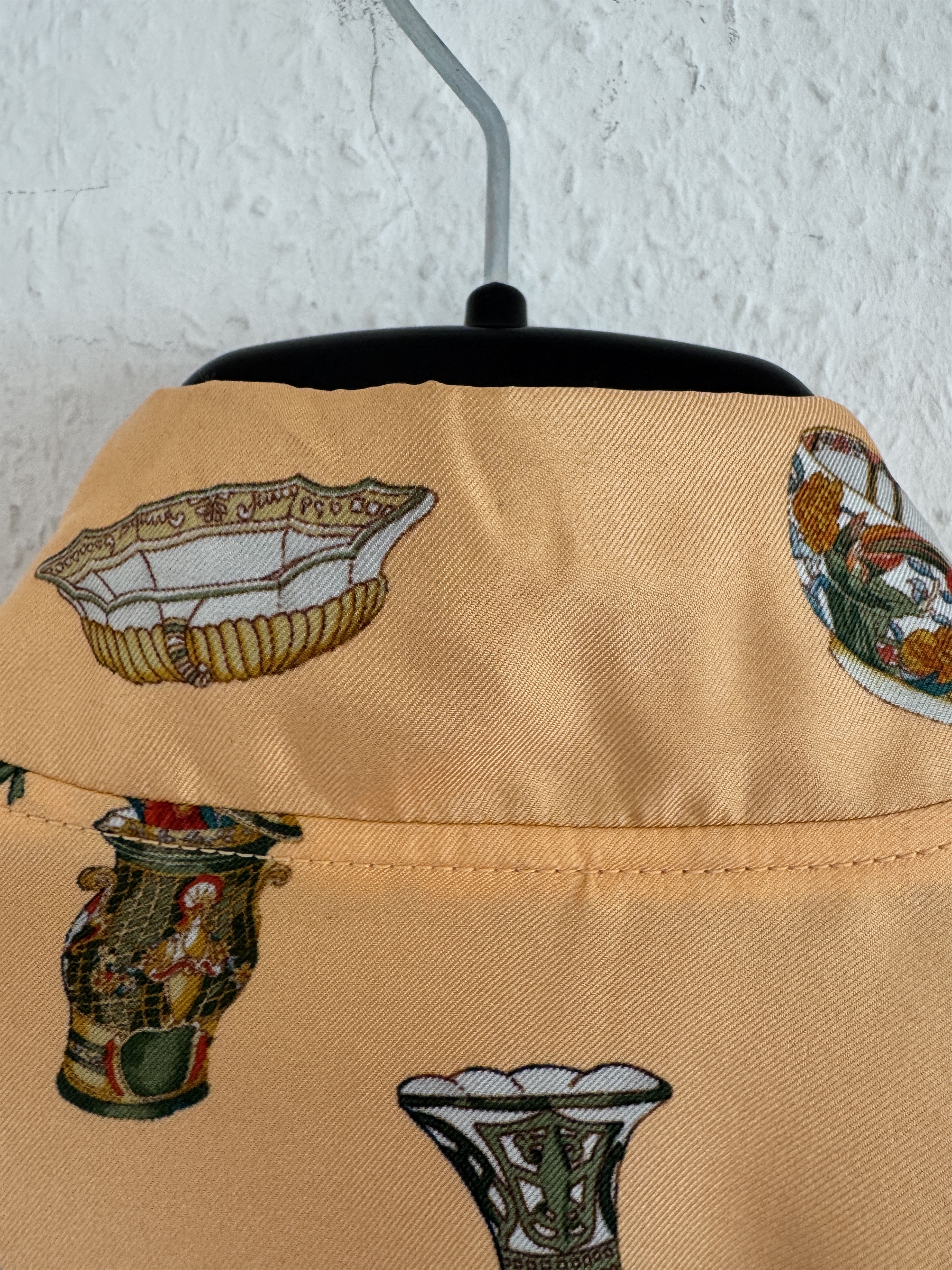 Gucci 1of1 SAMPLE Ceramic Print Silk Track Jacket Size US L / EU 52-54 / 3 - 16 Thumbnail