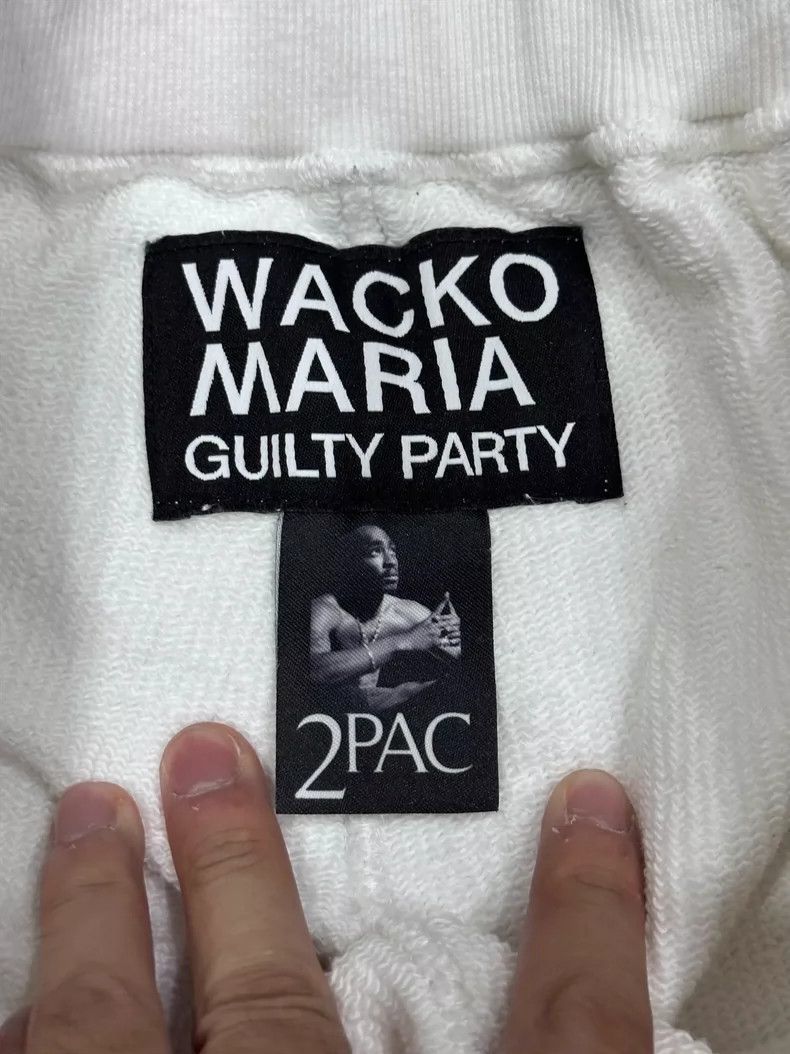 Wacko Maria Wacko Maria SizeXL 2PAC Guilty Party White Slogan Tupac Ove Size US 30 / EU 46 - 4 Thumbnail
