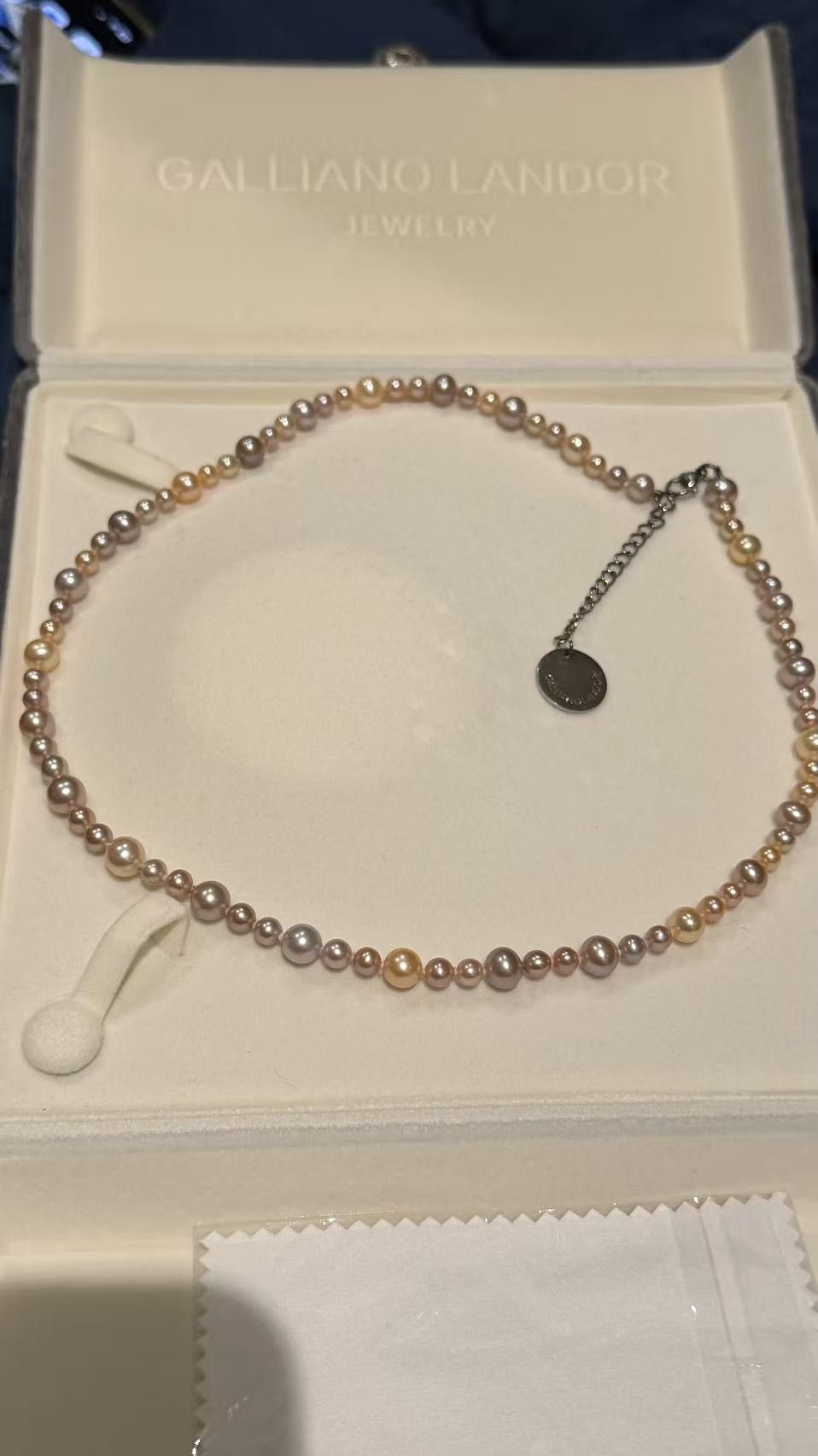 Other GALLIANO LANDOR Pearl Necklace CGL-PP4 VENDOR Size ONE SIZE - 2 Thumbnail