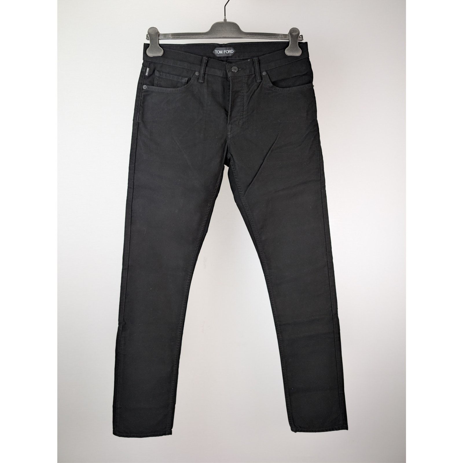 Tom Ford o1rshd1 Slim Fit Denim Jeans in Black Size US 32 / EU 48 - 9 Thumbnail