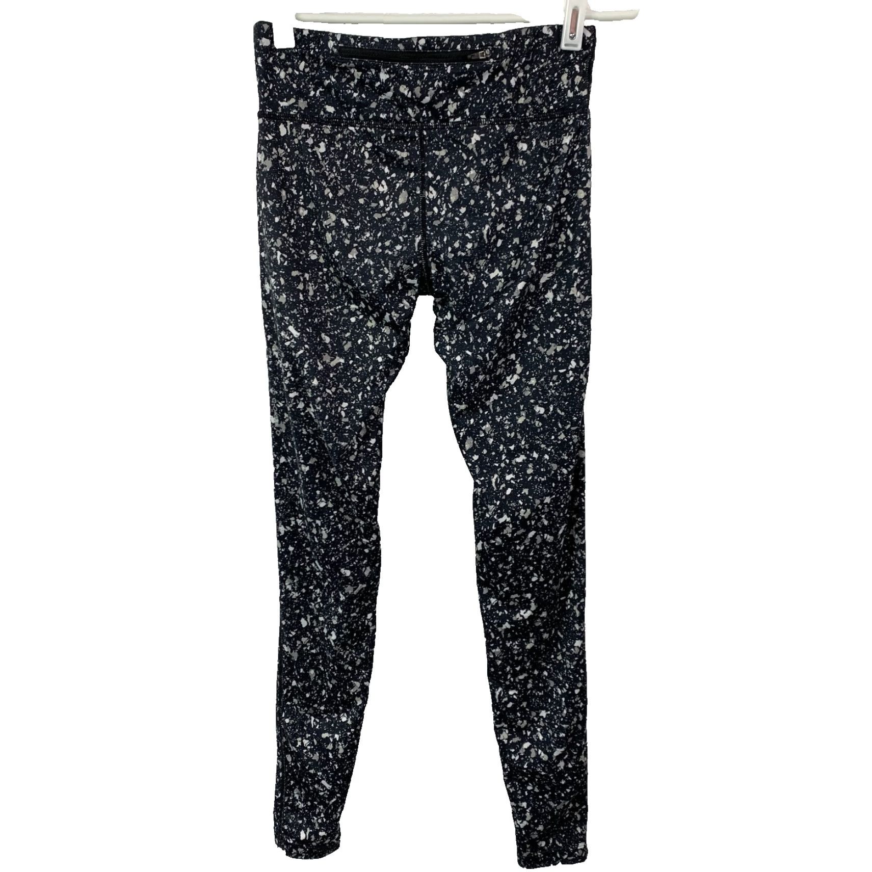 Nike Nike Essential Tights Womens XS Black Confetti 831667-010 Nike Dri-FIT Leggings Athletic XS Women Multicolor Casual Athleisure 27.25in Inseam Size ONE SIZE - 5 Thumbnail