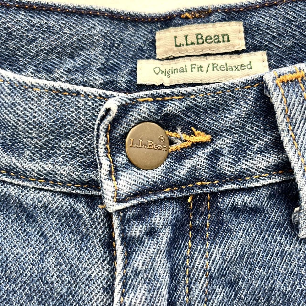 L.L. Bean L.L. Bean Original Relaxed Flannel Lined Denim Jeans Size 8 Size 30" / US 8 / IT 44 - 6 Thumbnail