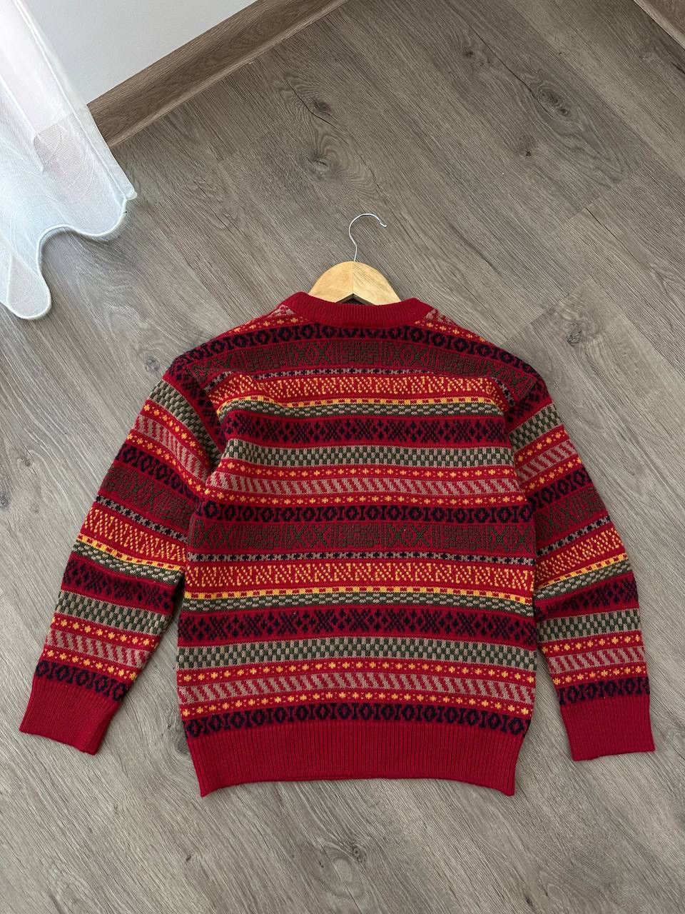 Lacoste × Vintage Vintage Lacoste Red Wool Sweater Size US XS / EU 42 / 0 - 13 Thumbnail
