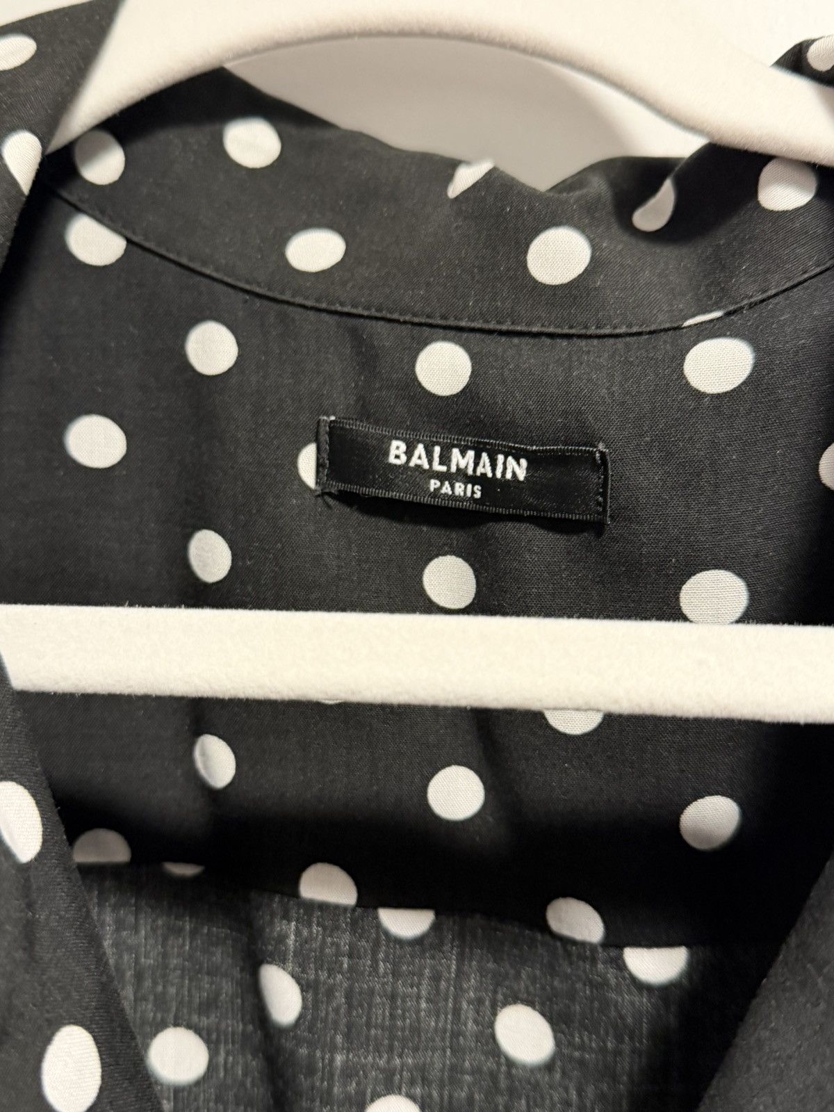 Balmain Polka Dot Button-Down Pajama Shirt Size 50 Size US M / EU 48-50 / 2 - 5 Thumbnail