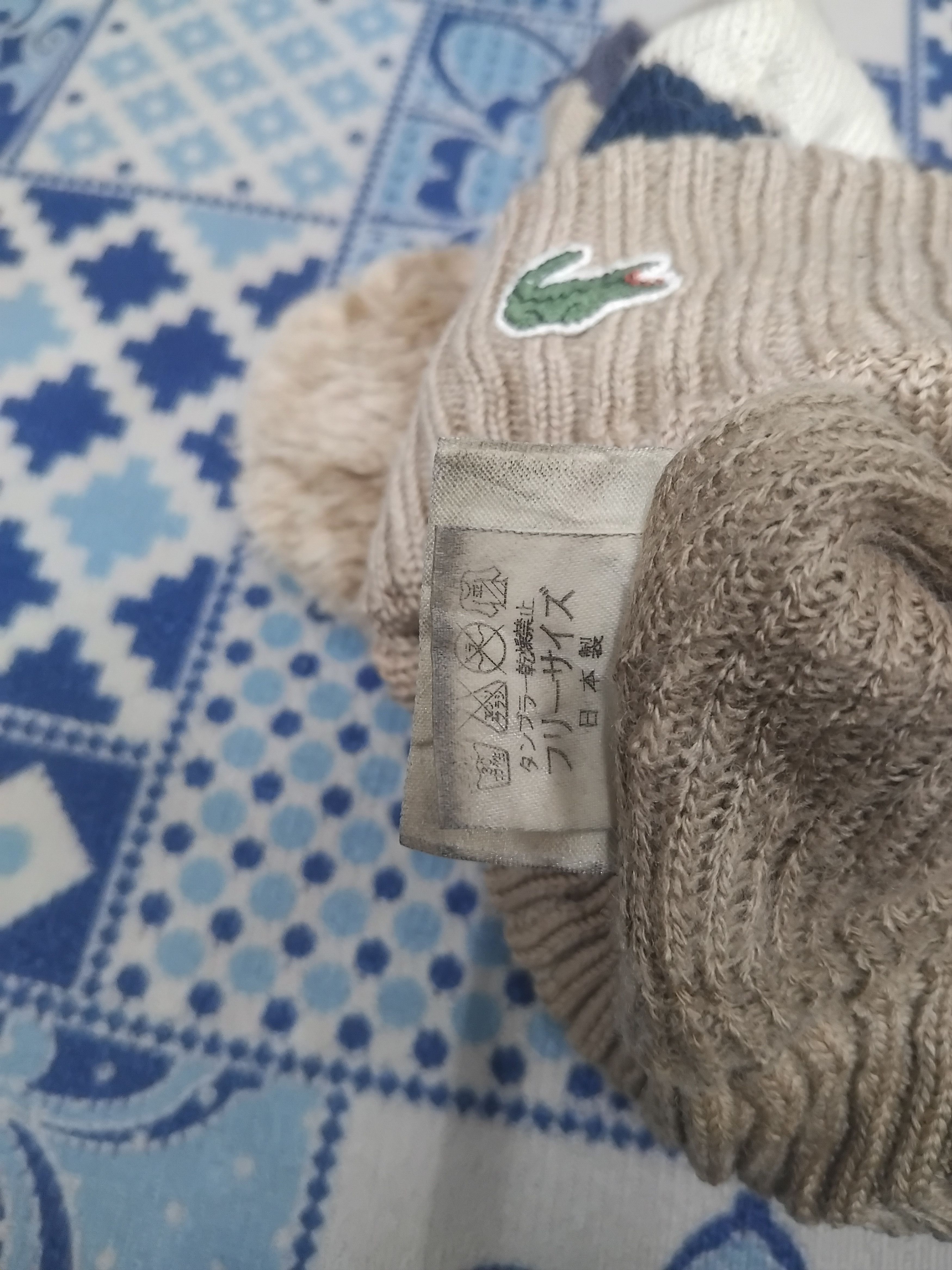 Lacoste 💥Lacoste triangle brown colour beanie Size ONE SIZE - 4 Thumbnail
