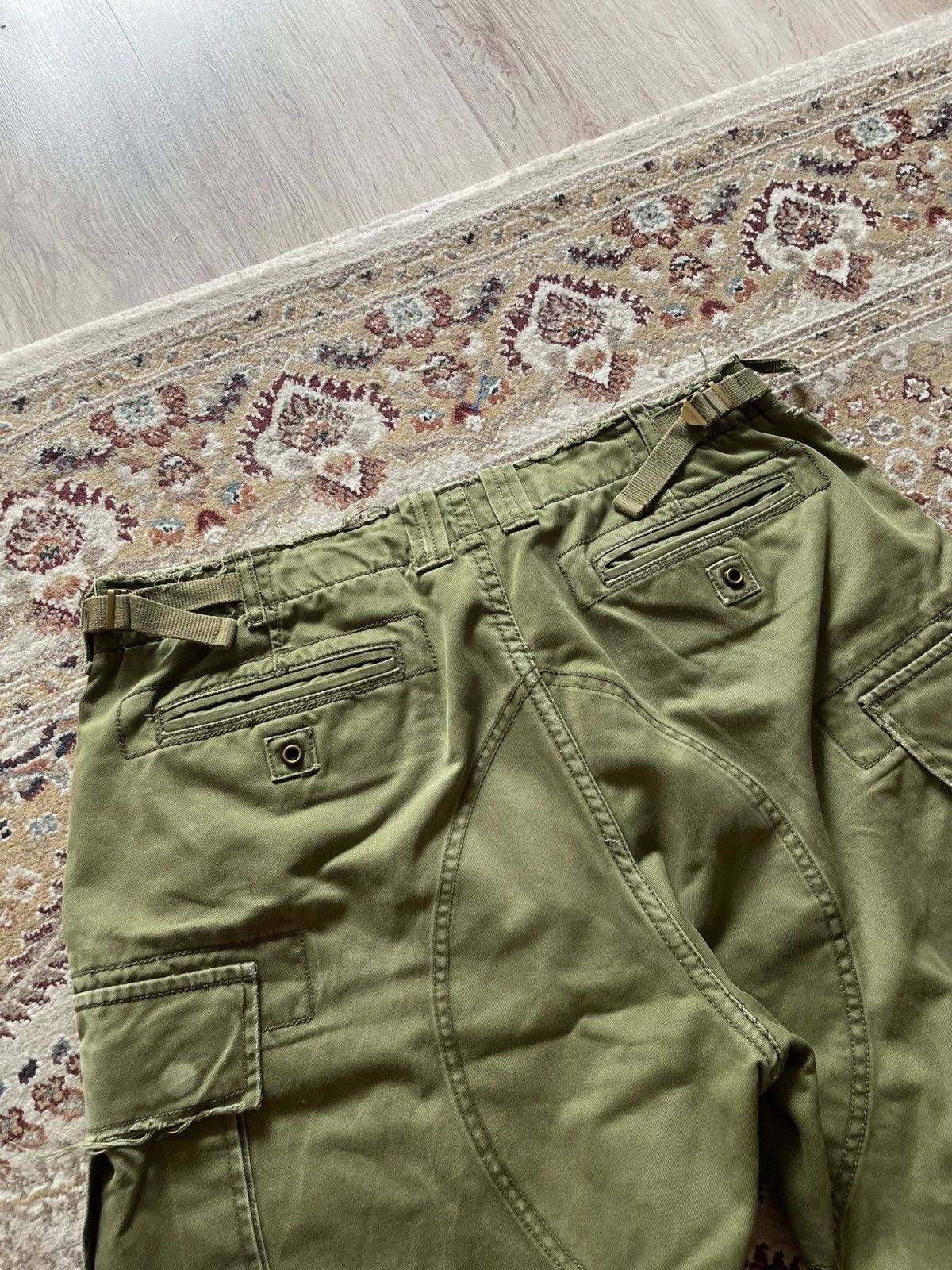 Polo Ralph Lauren Type-1 Polo Ralph Lauren Military Cargo Shorts USA Distresed Size US 32 / EU 48 - 10 Thumbnail