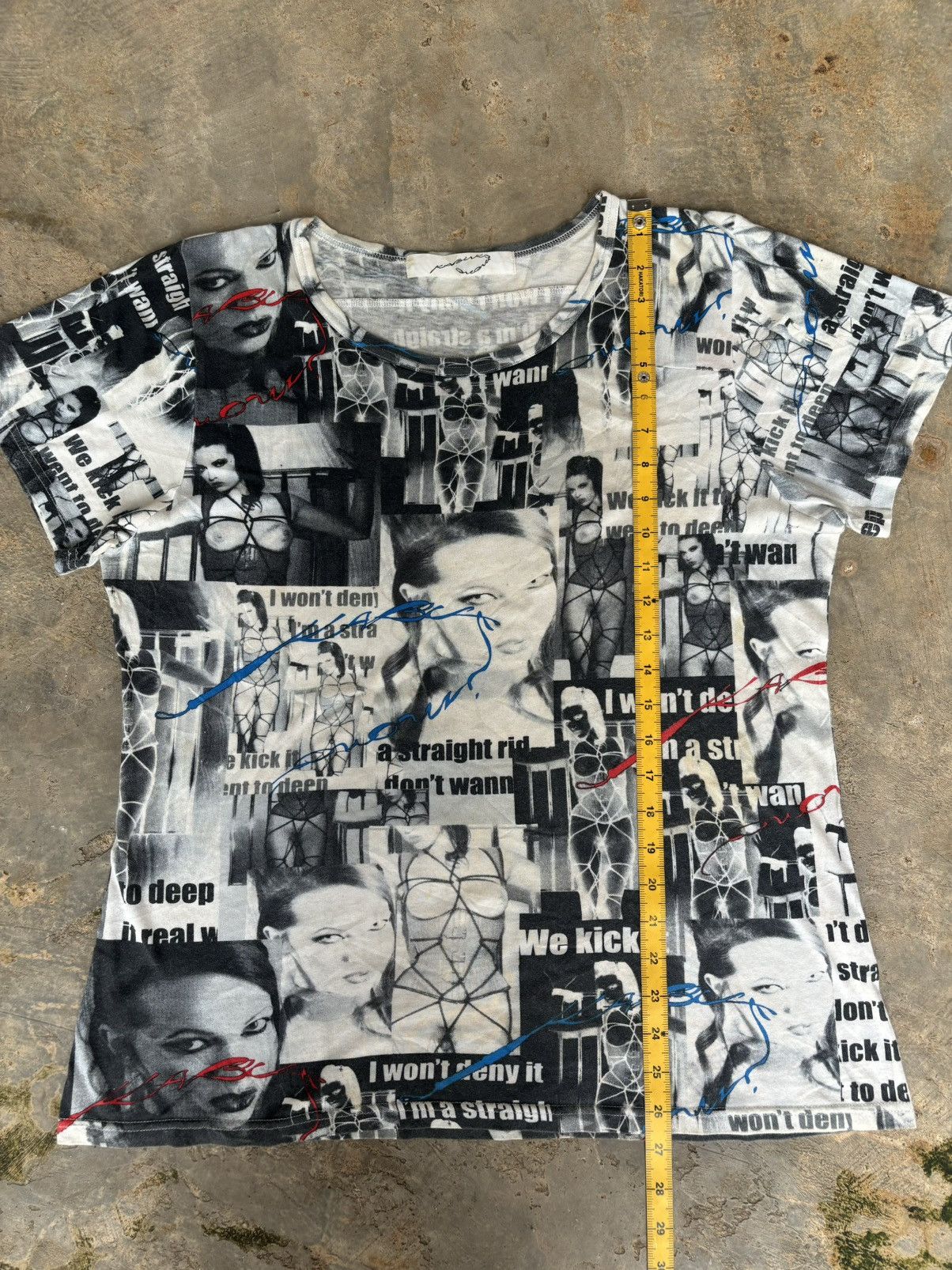 Hysteric Glamour Y2k Sexy Women's Opium Full Print Tshirt Size US M / EU 48-50 / 2 - 9 Thumbnail