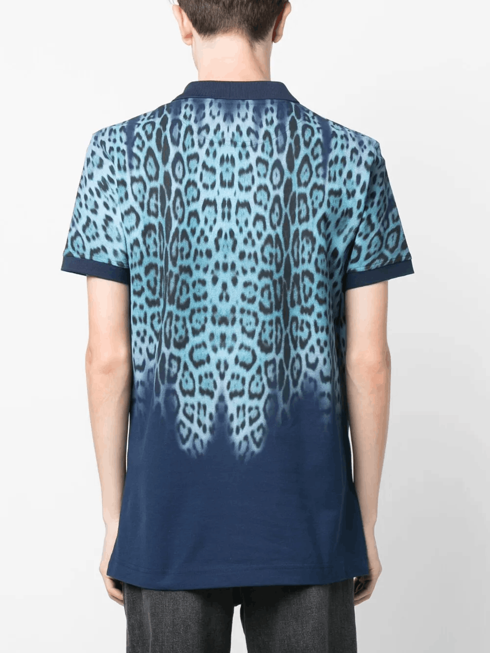 Other Leopard-Print Cotton Polo Shirt – Men's Short Sleeve Polo Size US L / EU 52-54 / 3 - 5 Thumbnail