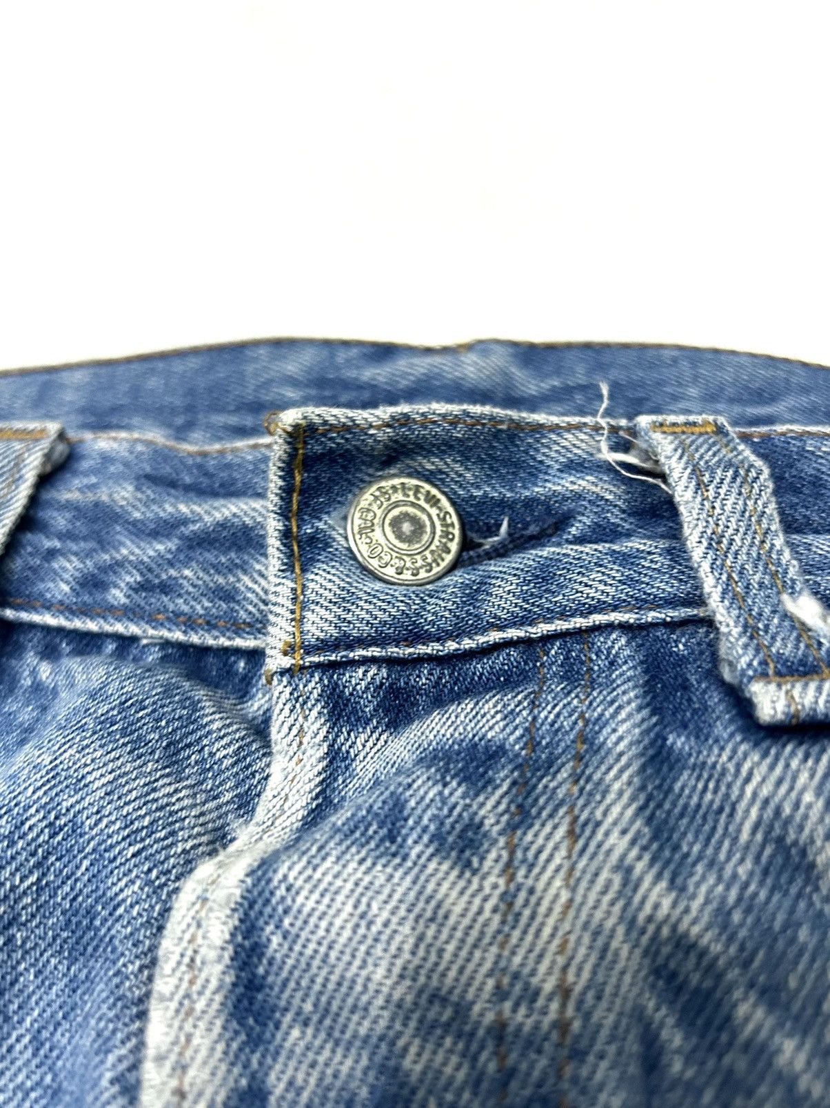 Levi's × Levi's Vintage Clothing 80s Vintage Levis 501 #522 Distressed Jeans Size US 31 - 8 Thumbnail