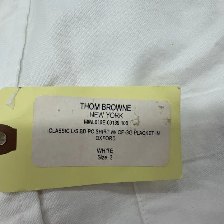 Thom Browne Thom Browne Classic Long Sleeve Oxford Shirt -2507 Size US M / EU 48-50 / 2 - 1 Thumbnail