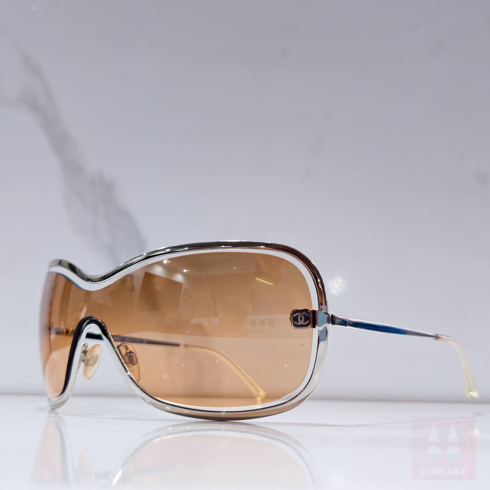 Chanel CHANEL SUNGLASSES 4031 LOGO CC Wrap Metal Vintage 4017 Size ONE SIZE - 1 Thumbnail