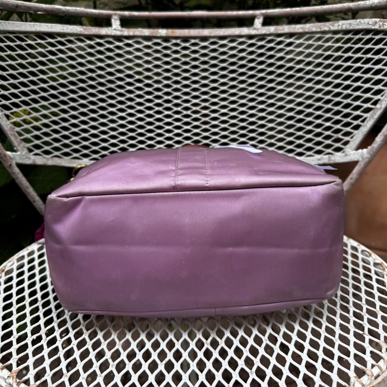 Coach Coach Pinkish-Purple Satin Tote Size ONE SIZE - 3 Thumbnail