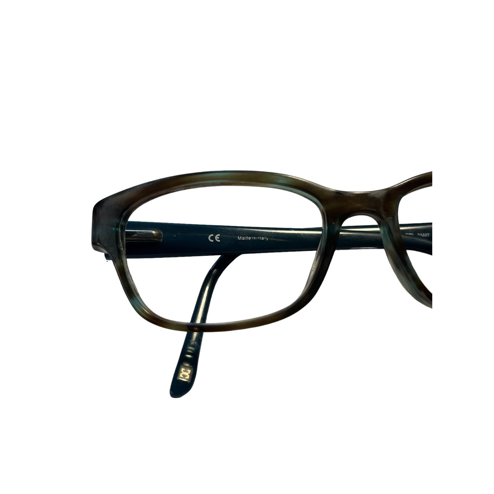 Escada ESCADA VES275S Eyeglasses Frame ONLY Brown Blue Marble 140 Size ONE SIZE - 2 Thumbnail