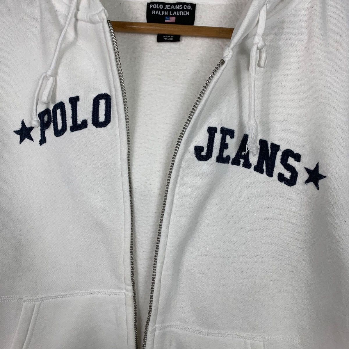 Polo Ralph Lauren POLO JEANS RALPH LAUREN Big Logo Zipper Hoodie #3633-C166 Size M / US 6-8 / IT 42-44 - 9 Thumbnail