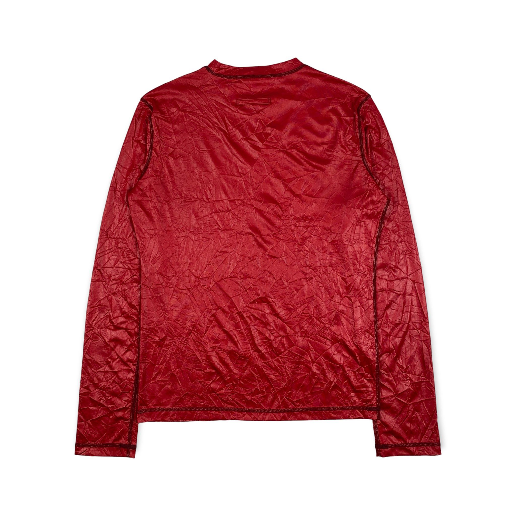 Jean Paul Gaultier Archived Crinkle Long Sleeve T-Shirt Size XL / US 12-14 / IT 48-50 - 2 Thumbnail