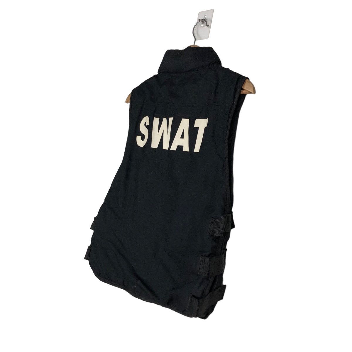 Japanese Brand 🔥Vintage Utility Bondage Cargo Pocket Vest Swat Big Logo Size US M / EU 48-50 / 2 - 10 Thumbnail