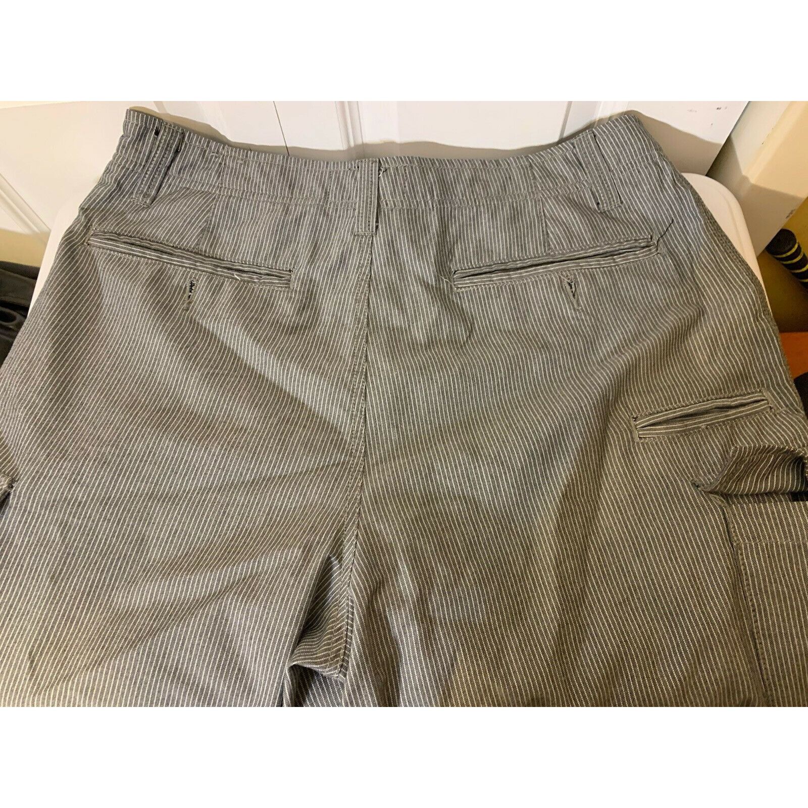 Champs Sport Champs Sports Gear Men's Sz 34 Gray Striped Shorts Size US 34 / EU 50 - 7 Thumbnail
