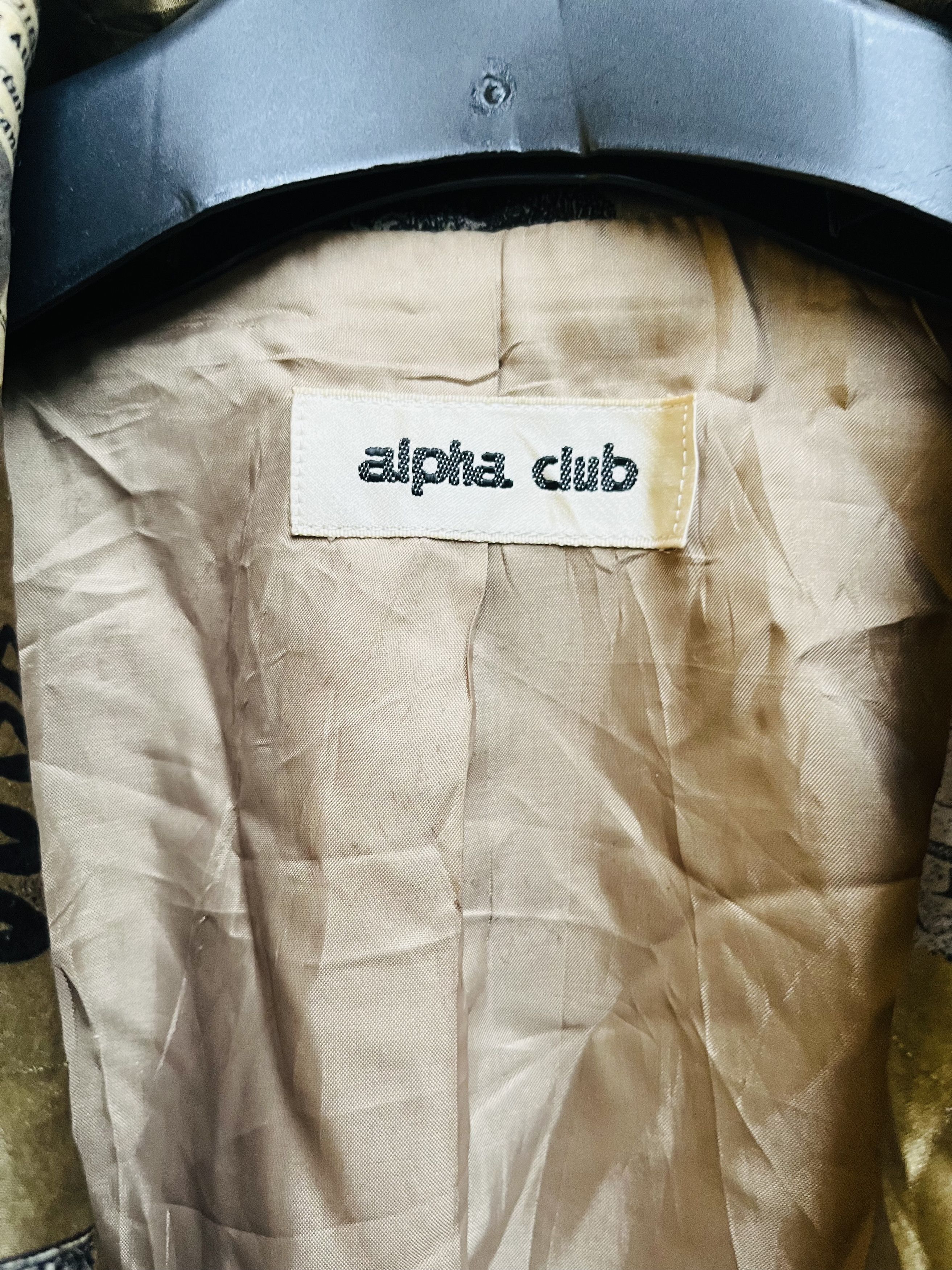 Japanese Brand Vintage Alpha Club Japanese Designer Fashion Style Size US M / EU 48-50 / 2 - 10 Thumbnail