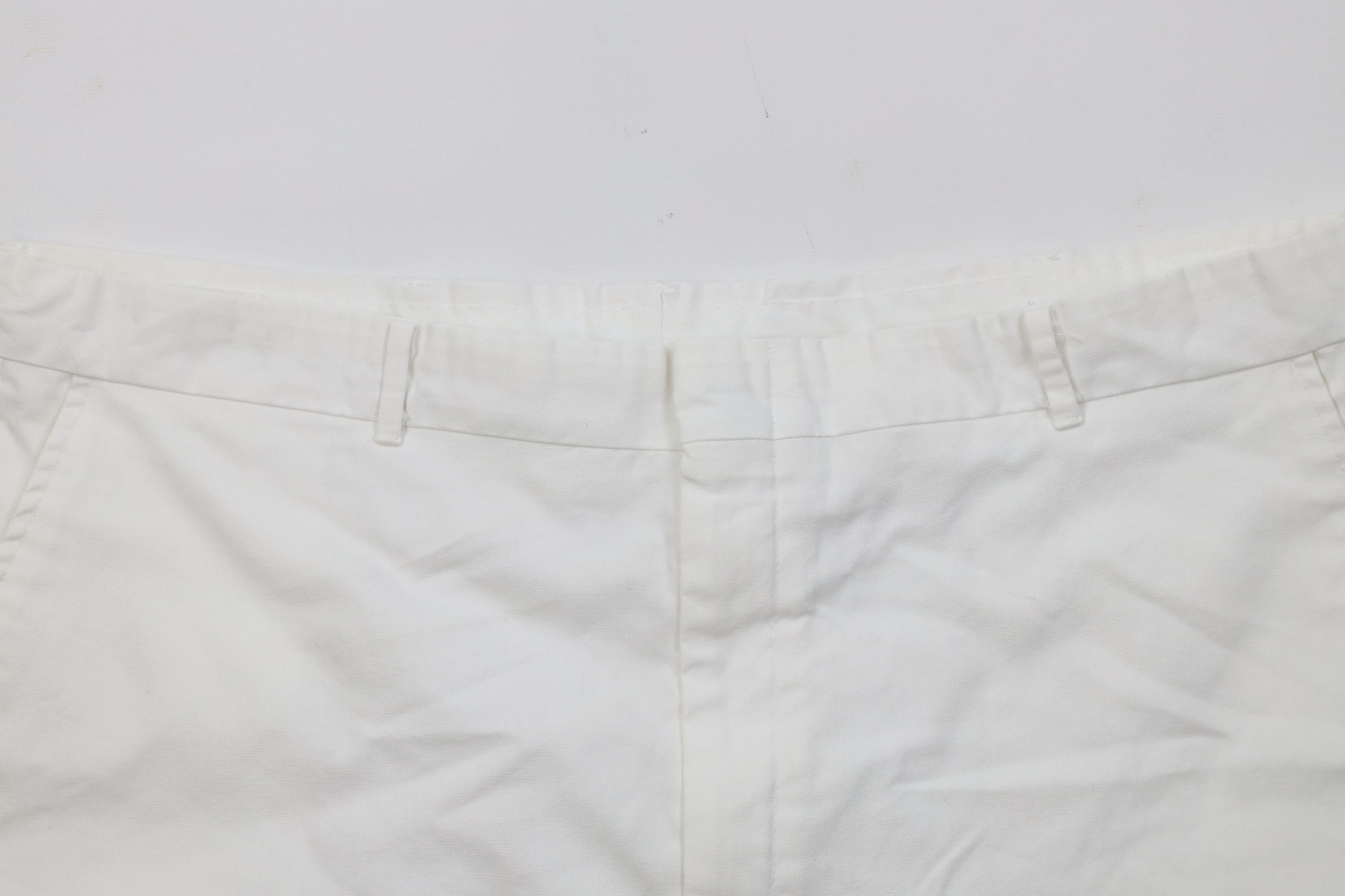 Vintage Vintage 90s Streetwear Knee Knit Chino Golf Shorts White USA Size US 42 / EU 58 - 2 Thumbnail