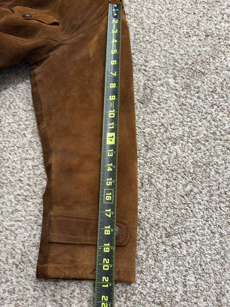 Other VINTAGE REFLEX SUEDE LEATHER JACKET Size US S / EU 44-46 / 1 - 6 Thumbnail