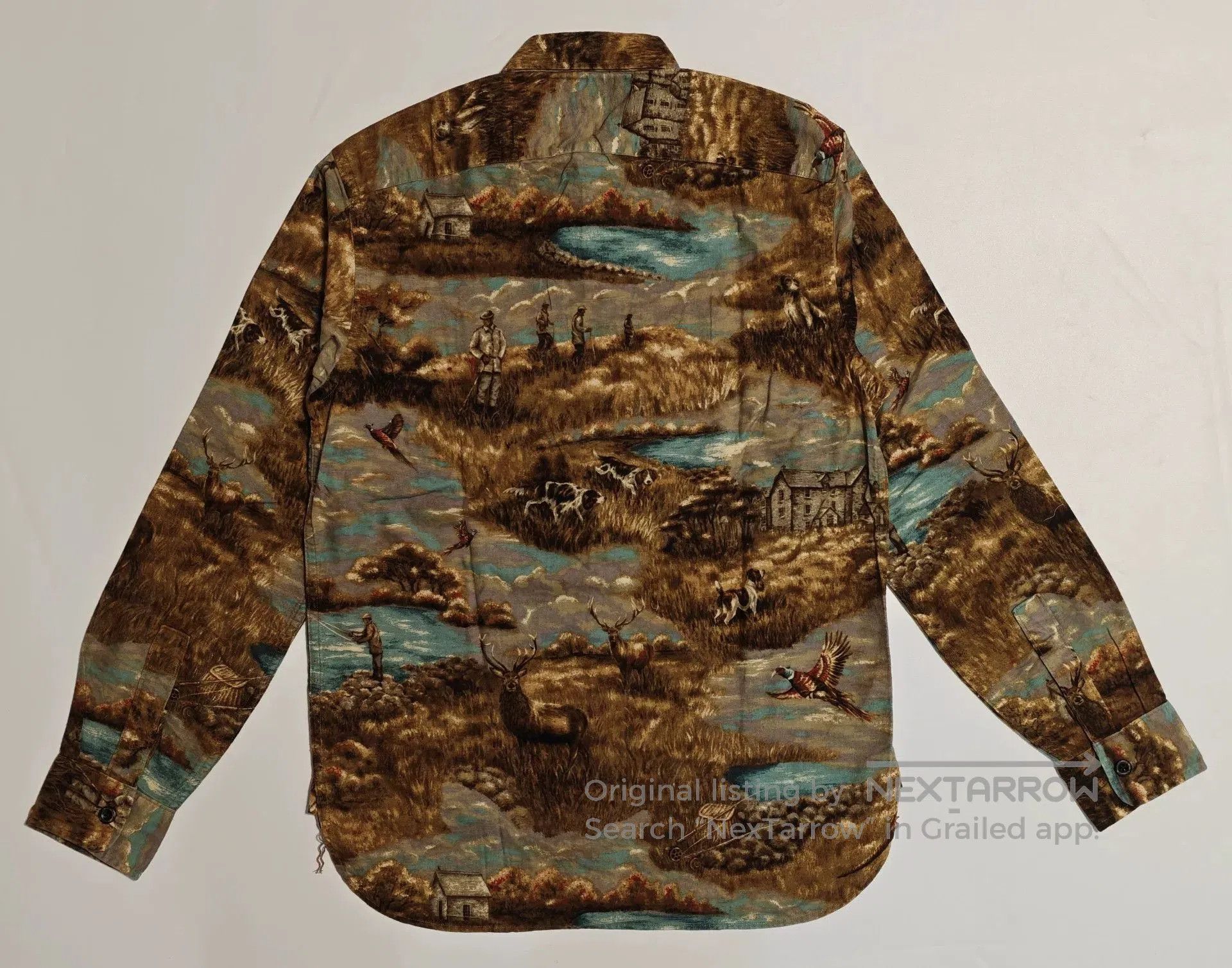RRL Ralph Lauren Ralph Lauren Vintage Hunting Print Shirt. Size US S / EU 44-46 / 1 - 8 Thumbnail