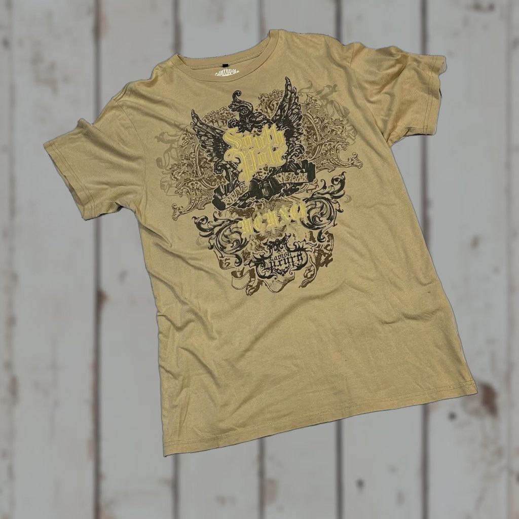 Southpole Southpole Premium Ed. Y2K-Style Graphic Shirt Grunge Gothic USA Men's Large Shirt Size US L / EU 52-54 / 3 - 1 Thumbnail