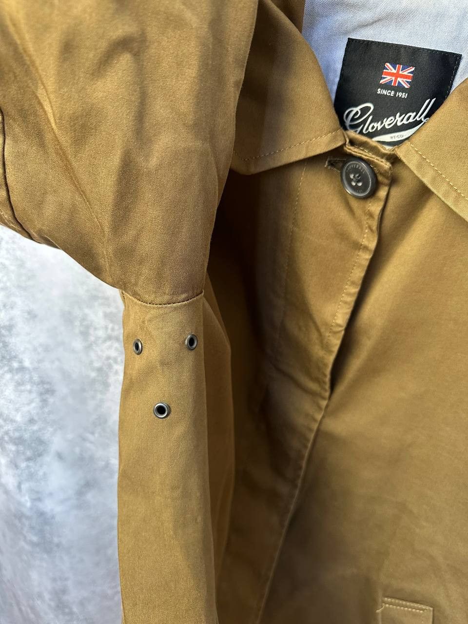 Gloverall Gloverall SS17 Car Coat Jacket Showerproof Khaki Brown Size US M / EU 48-50 / 2 - 10 Thumbnail