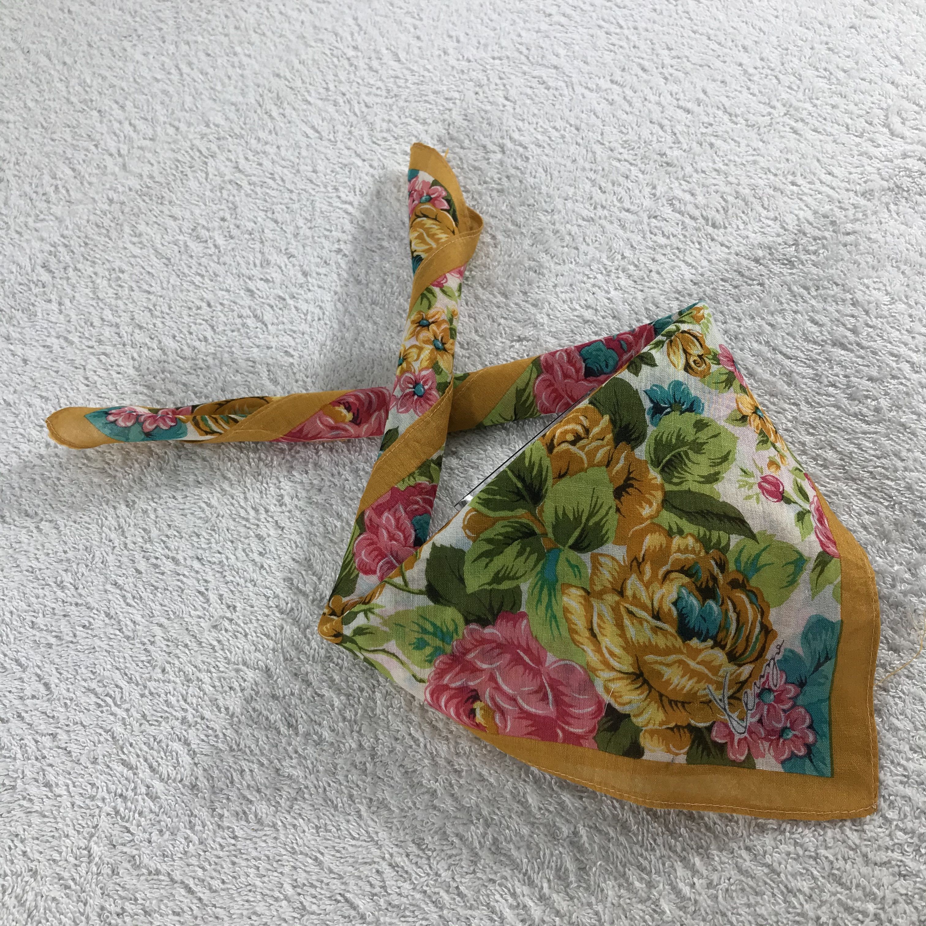 Kenzo × Vintage Kenzo Bandana / Handkerchief / Neckerchief - S136 Size ONE SIZE - 4 Thumbnail