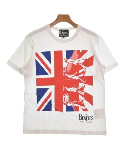 Comme des Garcons T-Shirts Flag Print Short Sleeve Crew Neck White Size US L / EU 52-54 / 3 - 1 Thumbnail