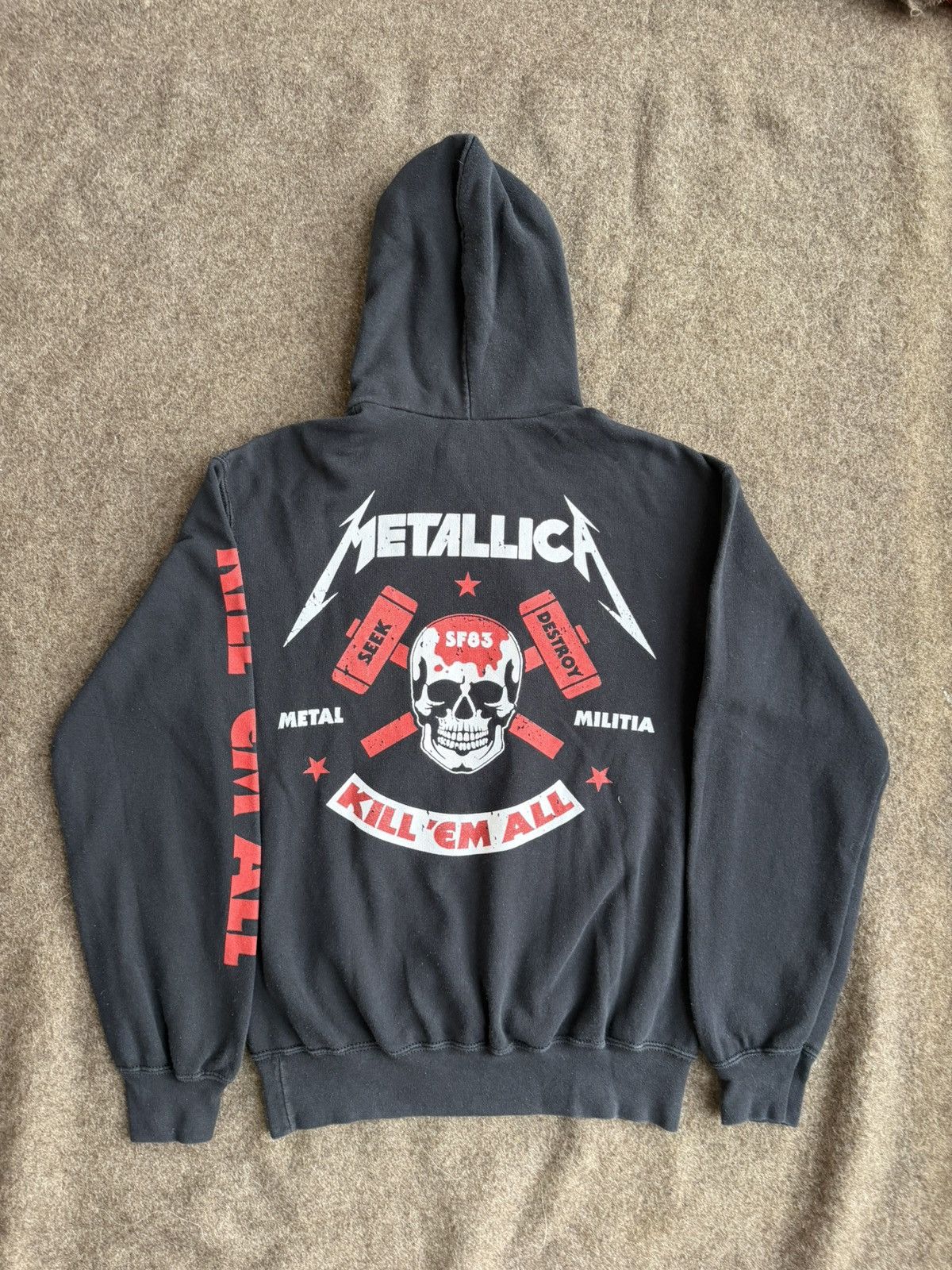 Fruit Of The Loom Metallica Kill ‘Em All Hoodie Size US S / EU 44-46 / 1 - 4 Thumbnail