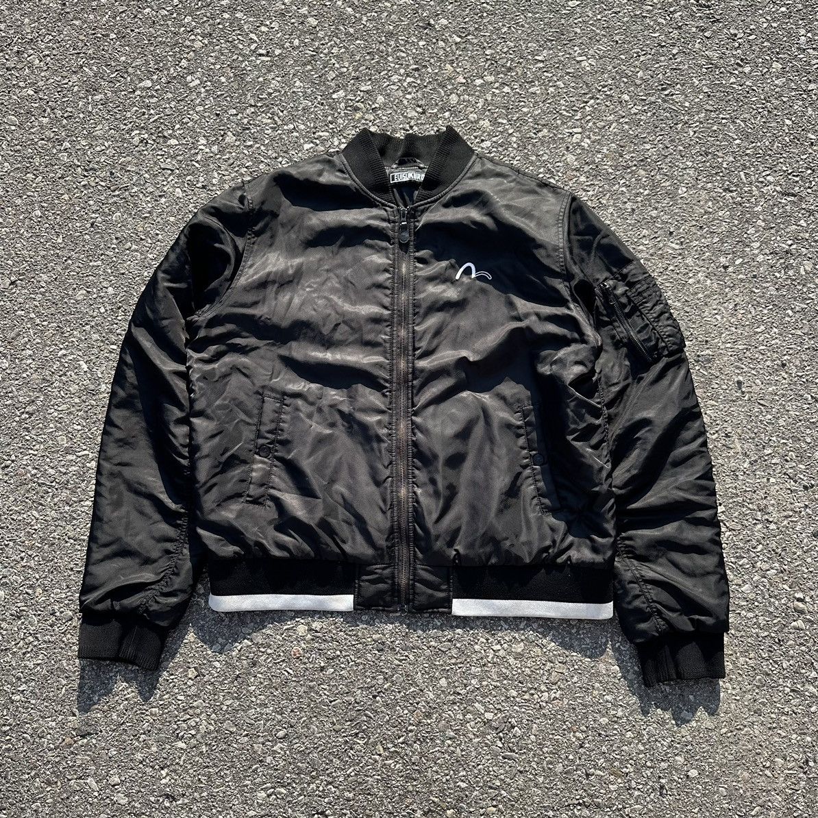 Evisu Evisu Bomber Jacket Big Logo Size US XL / EU 56 / 4 - 2 Thumbnail