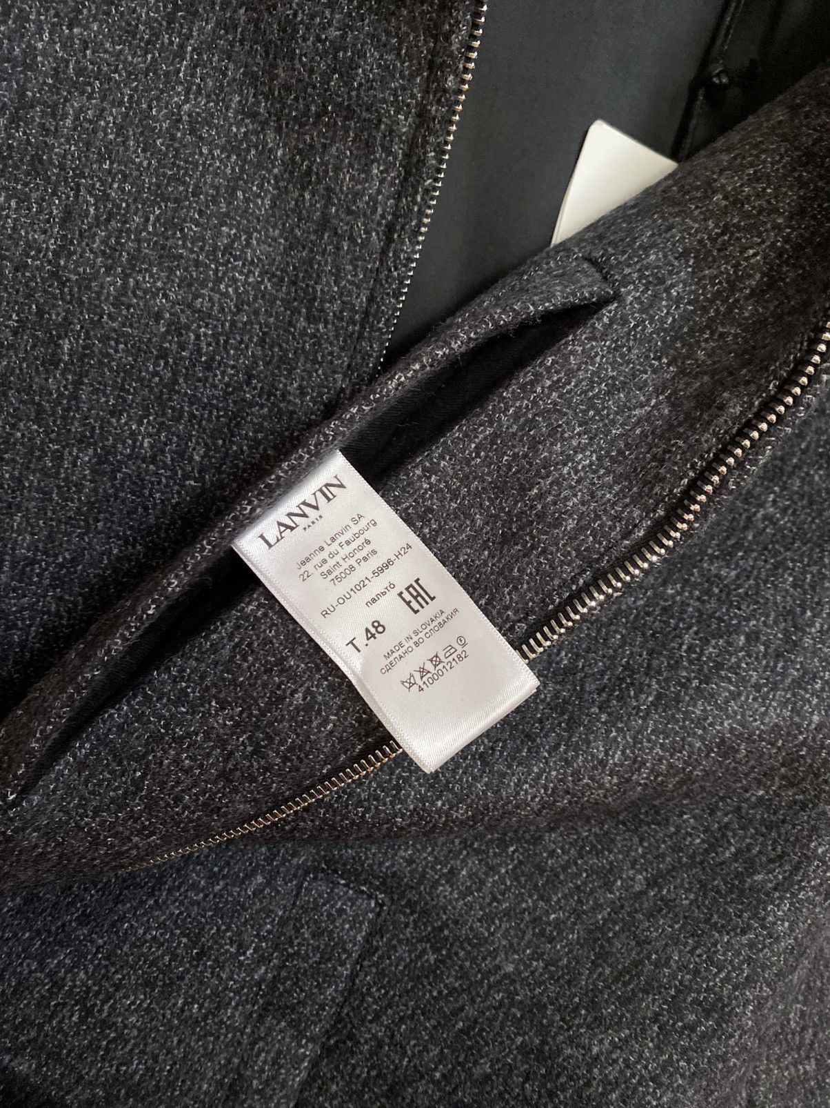 Lanvin Lanvin Wool-Blend Bomber Jacket size 48/us size M Size US M / EU 48-50 / 2 - 14 Thumbnail