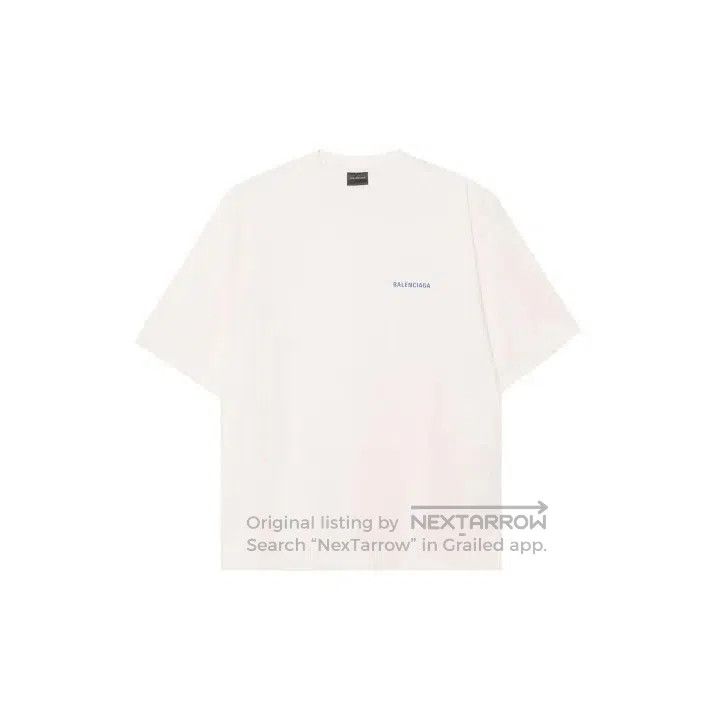 Balenciaga Balenciaga Logo Print Crew Neck T. Size US S / EU 44-46 / 1 - 1 Thumbnail