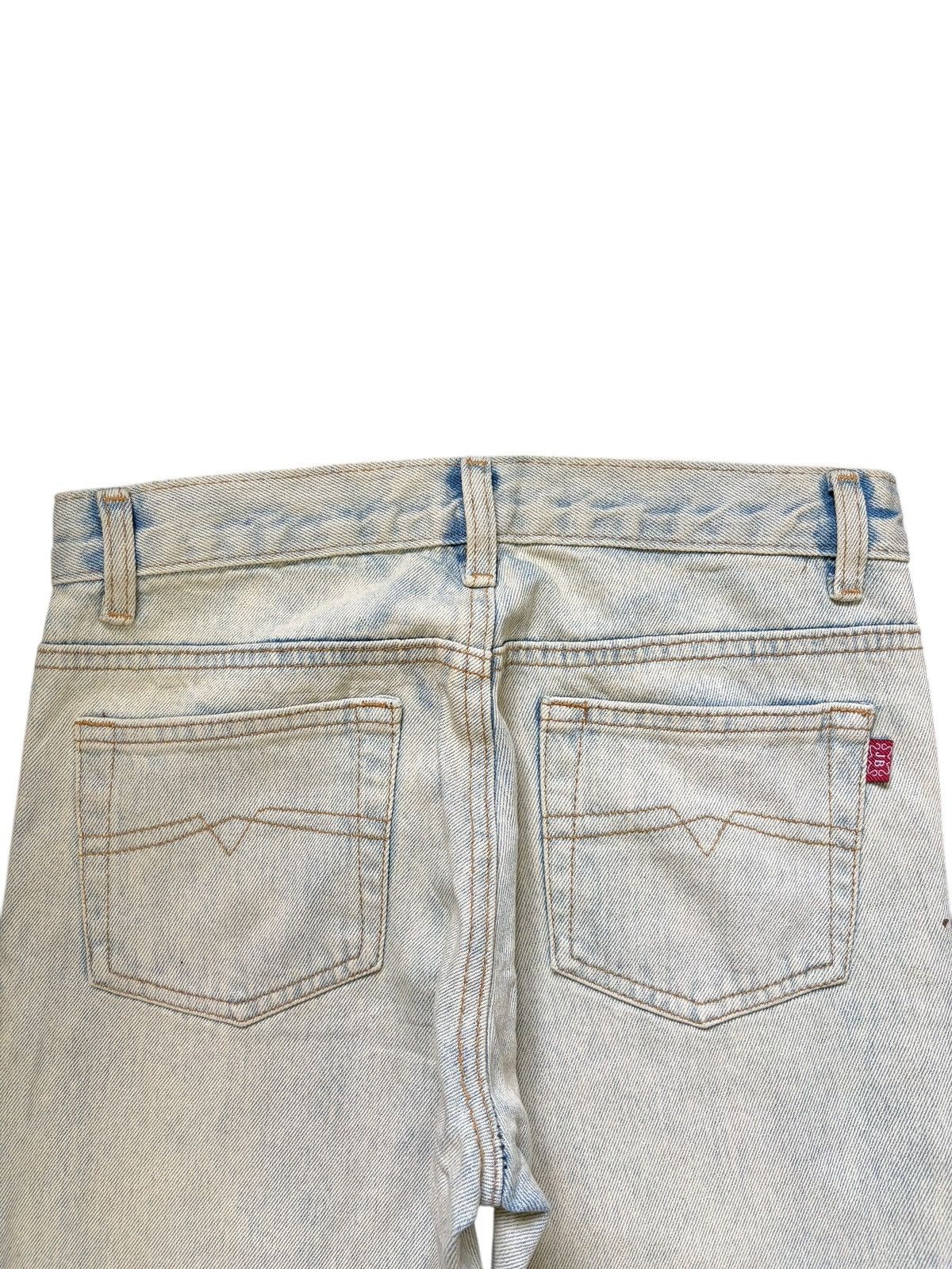 Hysteric Glamour Vintage Japanese Brand Embellished Distress Flare Jeans Size 28" / US 6 / IT 42 - 4 Thumbnail