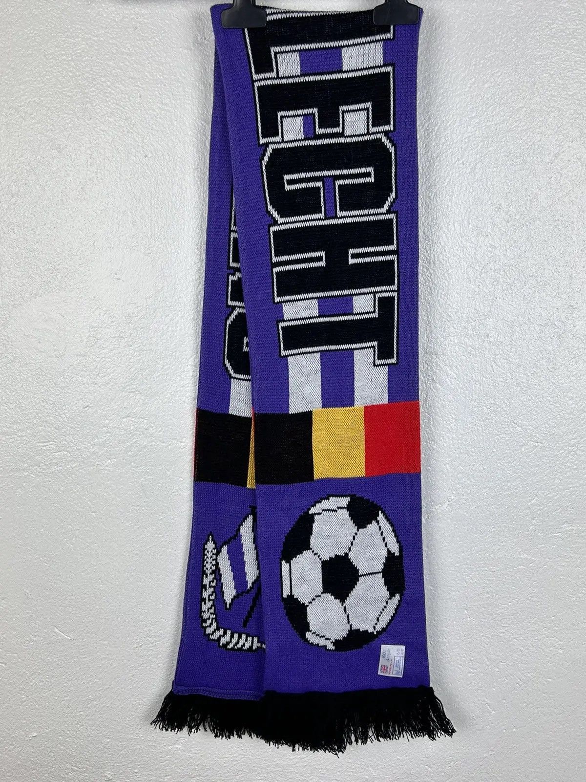 Vintage Vintage R.S.C. Anderlecht Belgian Soccer Club Scarf Muffler Size ONE SIZE - 4 Thumbnail