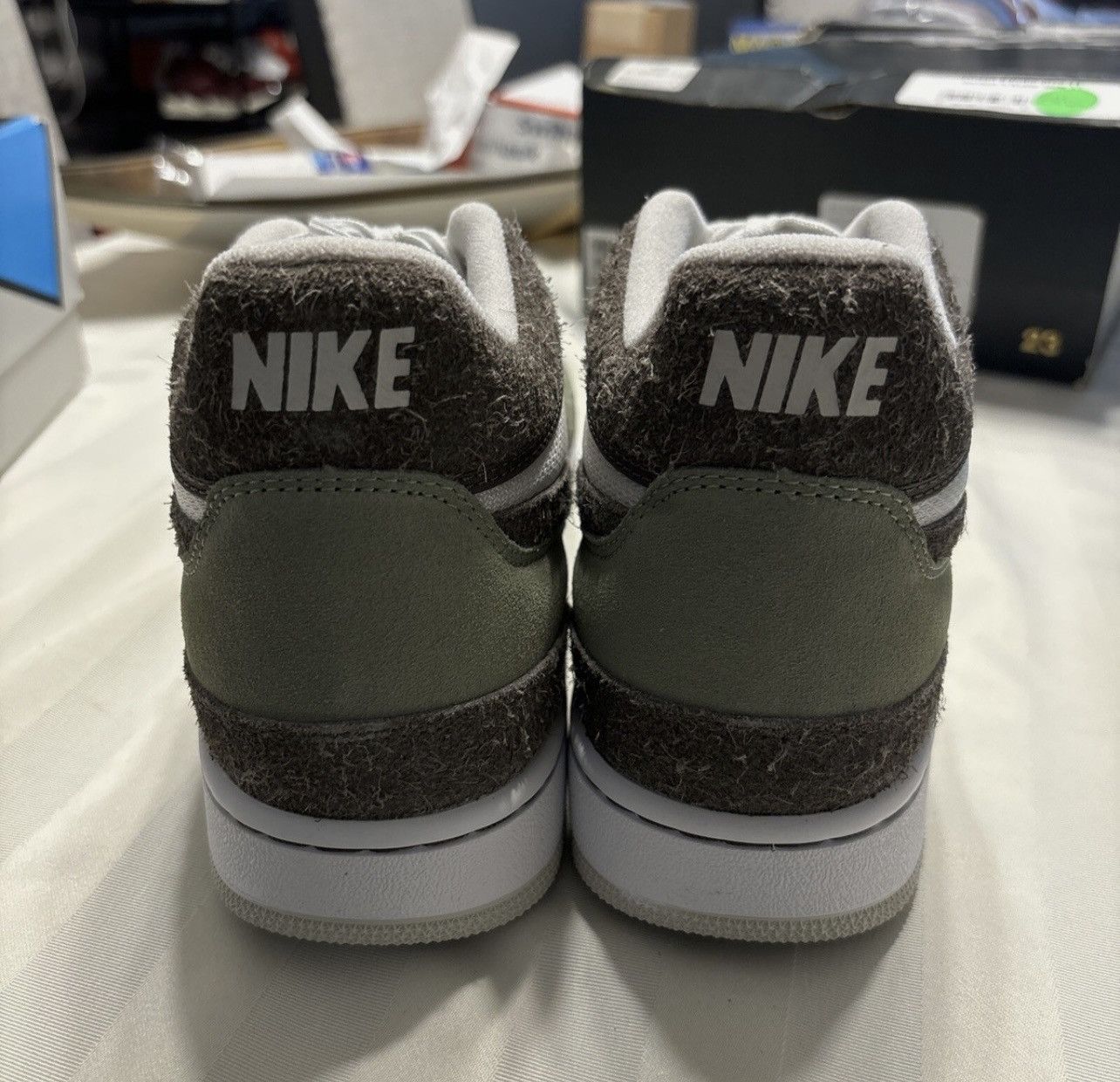 Nike Nike Green & Brown Attack Sneakers Size US 10.5 / EU 43-44 - 4 Thumbnail