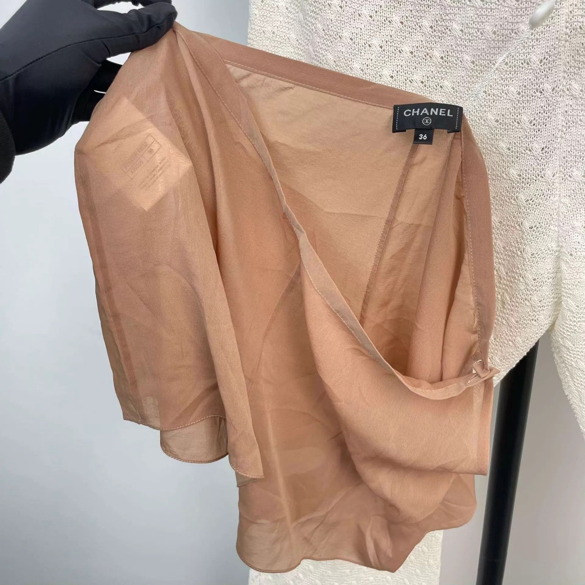 Chanel Chanel 98 New White Cotton Knit Pants 36 Size 26" / US 2 / IT 38 - 9 Thumbnail