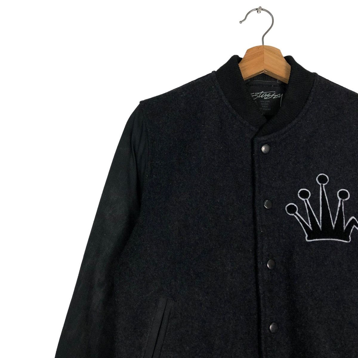 Stussy 🔥STUSSY CREW USA VARSITY JACKET BIG LOGO SPELL OUT Size US M / EU 48-50 / 2 - 8 Thumbnail