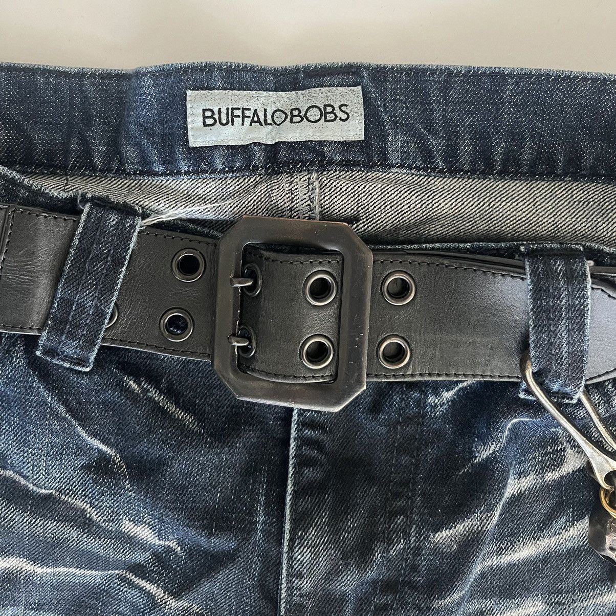 BUFFALO BOBS Buffalo Bobs 2000s Whiskered J-Cut Flared Jeans Size US 30 / EU 46 - 4 Thumbnail