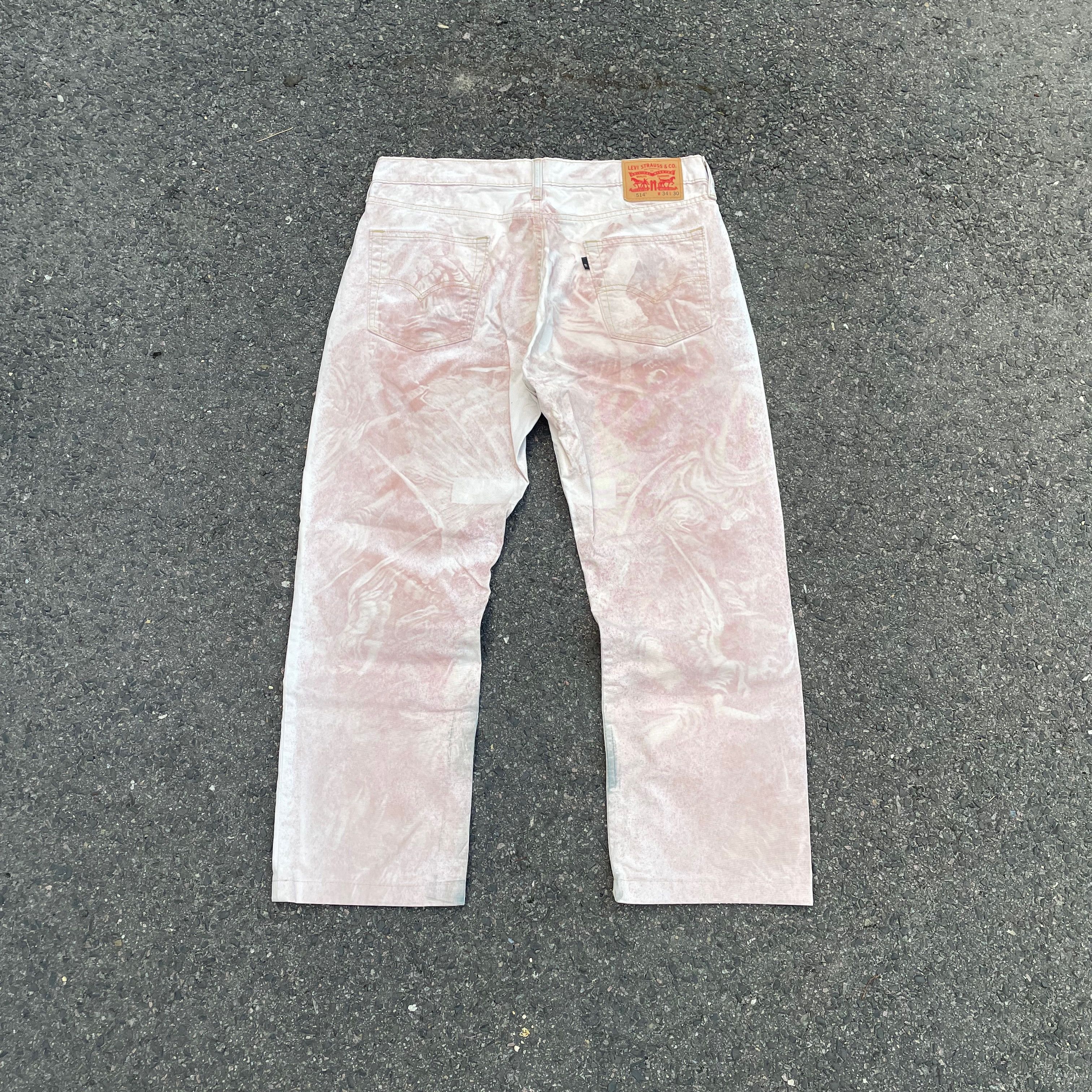 Levi's Levi's custom Art pants 1of1 art distressed y2k rare Size US 34 / EU 50 - 1 Thumbnail