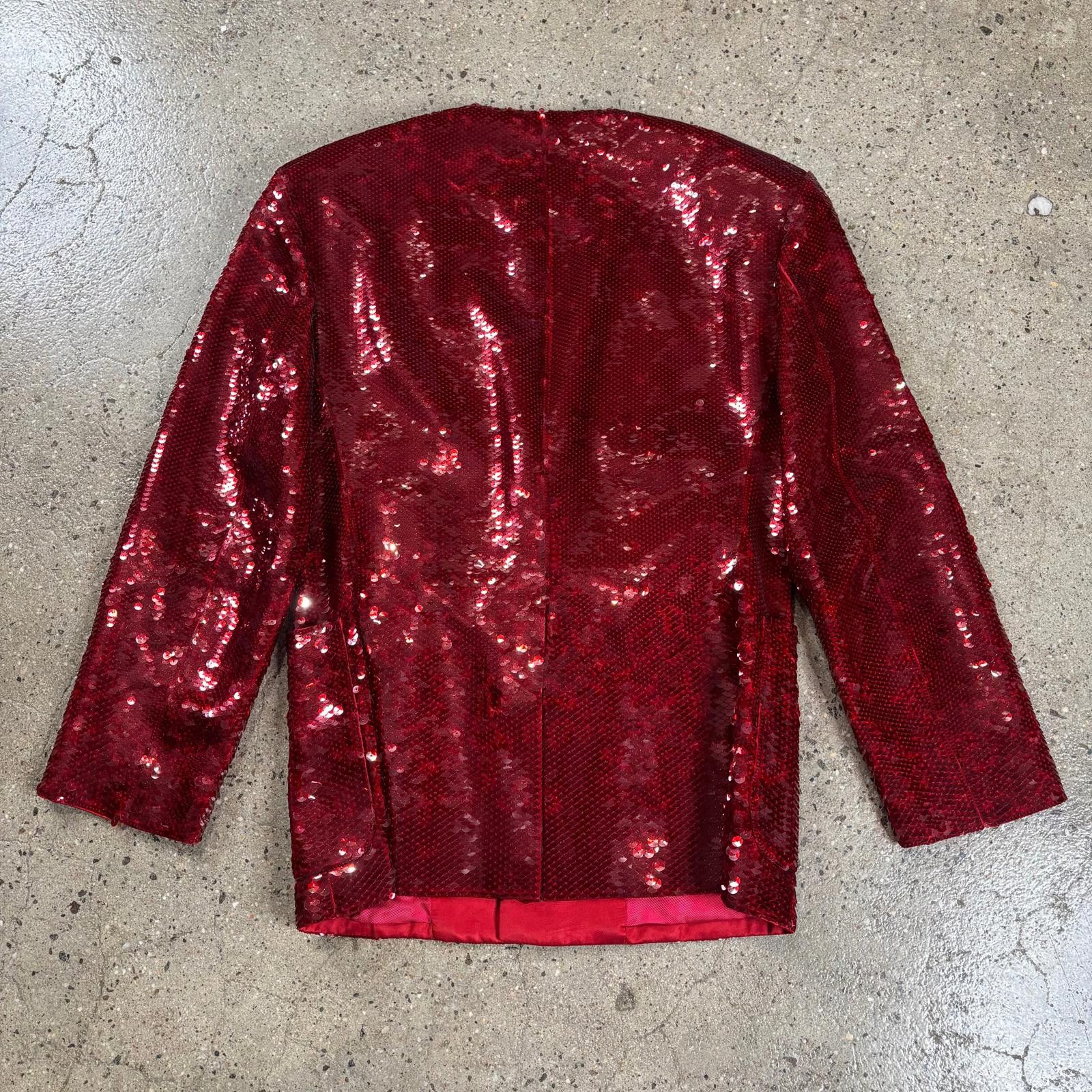Gucci Gucci Salon Sequin Blazer Jacket Size US M / EU 48-50 / 2 - 2 Thumbnail