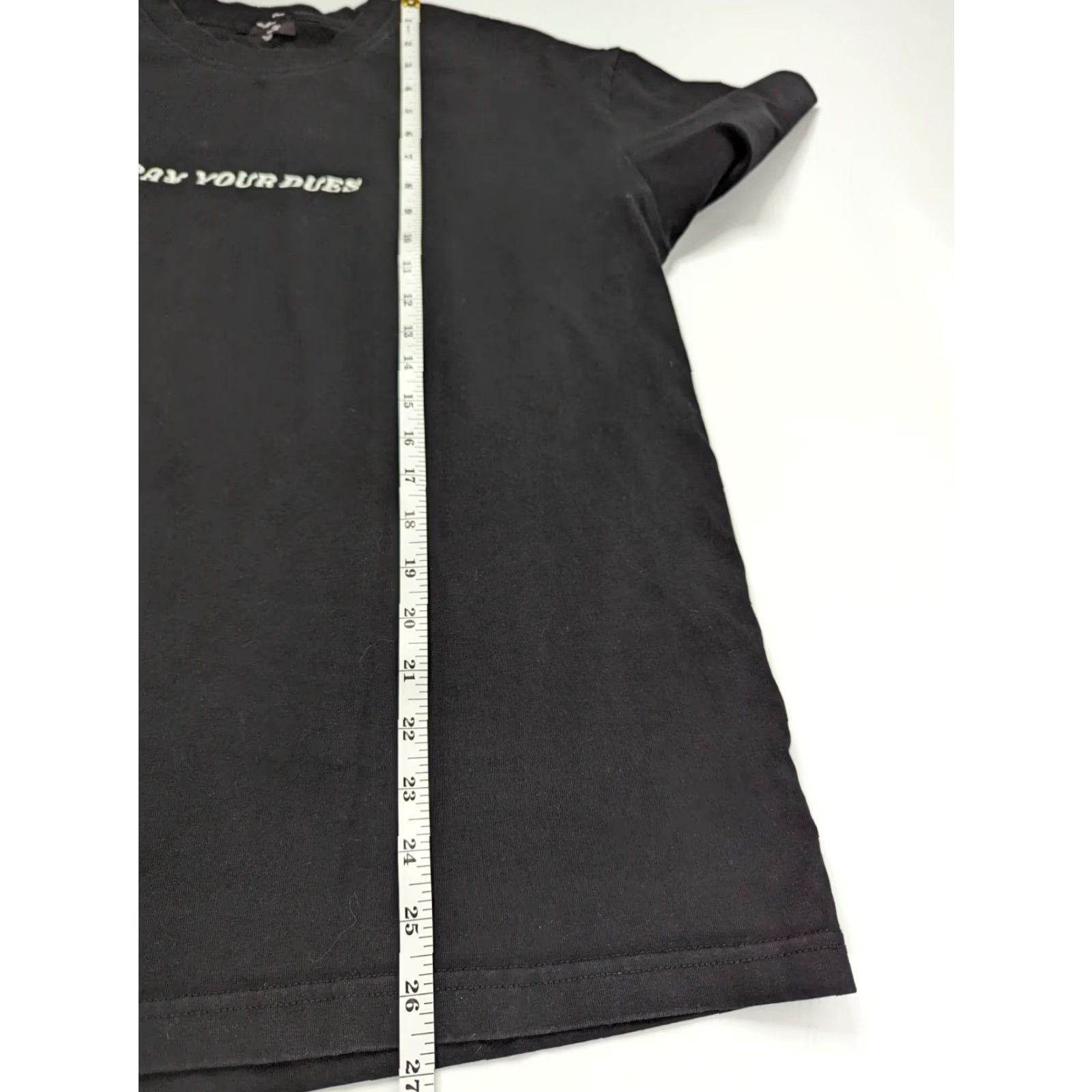 Vintage PYD T-Shirt Mens Short Sleeve Black Cotton Size S Logo Graphic Dragon Jumbo Pay Your Dues Japan Size US S / EU 44-46 / 1 - 6 Thumbnail